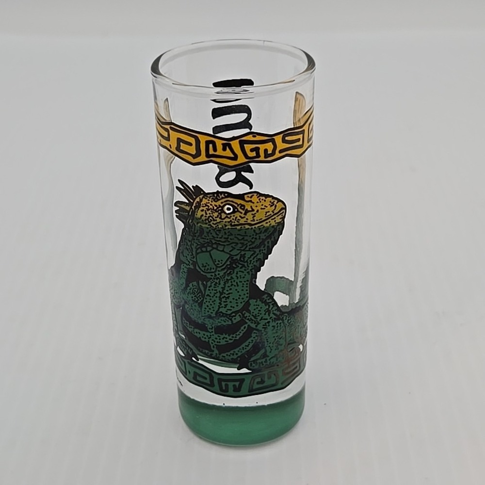 Puerto Rico Laguna  double shot glass‎ 4.25"H